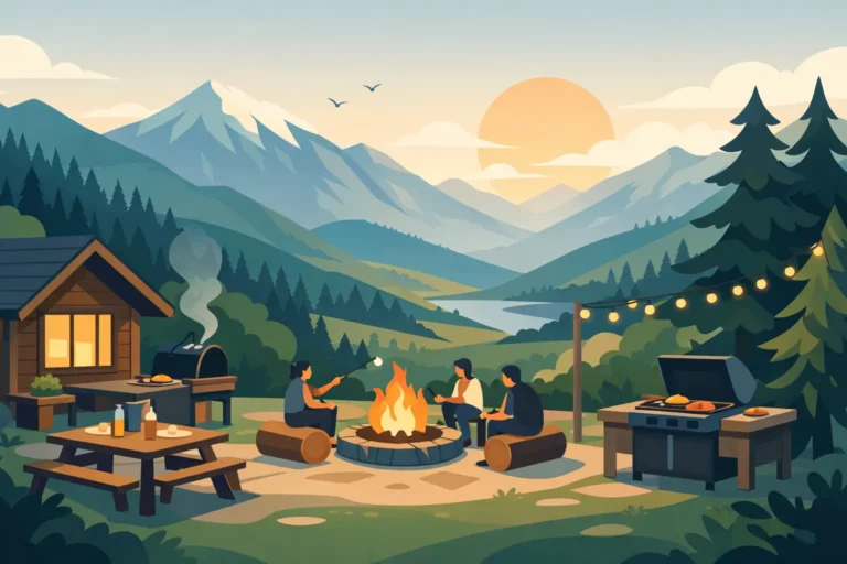 Wynajem domu na ognisko i grill w górach